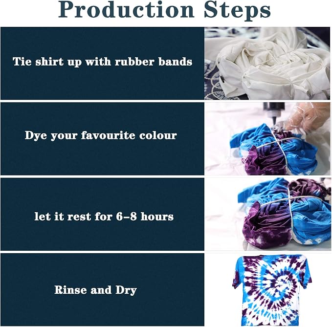 WINSONS Tie Dye Kit 20 Colors Permanent Fabric Dye Art Set - Image 5