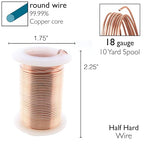 The Beadsmith Wire Elements 18-Gauge Lacquered Tarnish-Resistant Copper Wire - Image 4