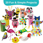 Craftikit® 20 Award-Winning Animal Toddler Arts and Crafts - Image 4