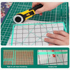 MANUFORE 4pcs Square Quilting Ruler Set Acrylic Anti-Slip Sewing Ruler - Image 5