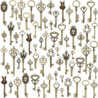Hicarer 80 Pieces Antique Silver Pendants Charms Pendants Gothic Jewelry Making by Hicarer