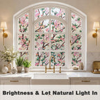 3D Rainbow Window Privacy Film, Decorative Stained Glass Static Cling Window - Image 5