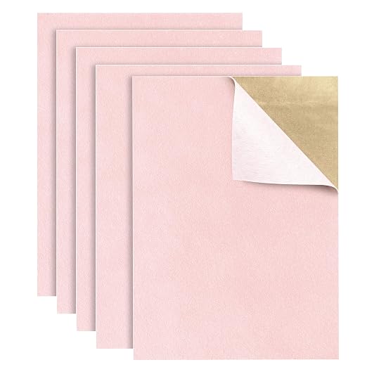 5PCS Self Adhesive Felt Sheet by LCEAI