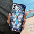 ZHEGAILIAN Case for iPhone 16, Stained Glass Butterfly Aesthetic Durable - Image 6
