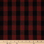 Hobby Lobby Red & Black Homespun Buffalo Check Cotton Fabric, 1 Yard | Precut - Image 8