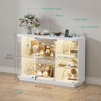 HNEBC Lockable Display Curio Cabinet - Image 6