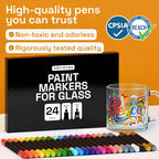 ARTISTRO 24 Glass Acrylic Paint Markers - Image 7