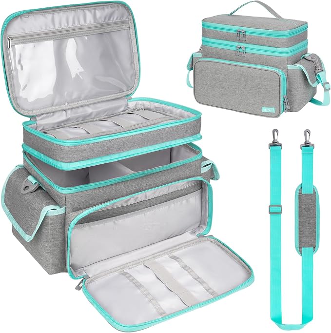 Large Sewing Supplies Organizer, Double-Layer Sewing Accessories Storage and - Image 9