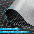 ArtAt Self Healing Cutting Mat: 12″x 18″ Black-Gray Eco-Craft Cutting Mat - Image 7