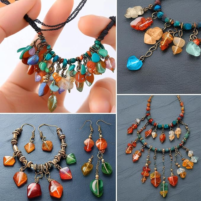 1000pcs Multicolor Natural Chips Stone Beads - Image 6