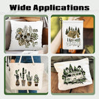 Tintnut Tree Leaf Heat Transfer Vinyl, 12 Sheets 12"x10" Iron on Vinyl | Nature - Image 5