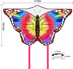 Butterfly Kite for Kids 4-8 8-12, Kid Kites Easy to Fly, Colorful Kite for - Image 5