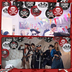 Panelee 12 Pcs Pirate Theme Paper Lanterns Birthday Party Decorations 8 Inch - Image 6