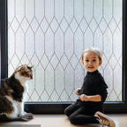 Windimiley Window Privacy Film Stained Glass Static Clings, Bathroom Frosted - Image 5