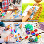 Paint Brushes Set, Oil Watercolor Acrylic Paint Brush, Artist Paintbrushes - Image 6