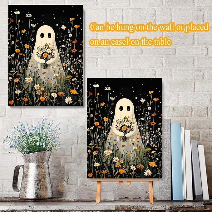 Halloween Framed Paint by Numbers Kits - Image 3