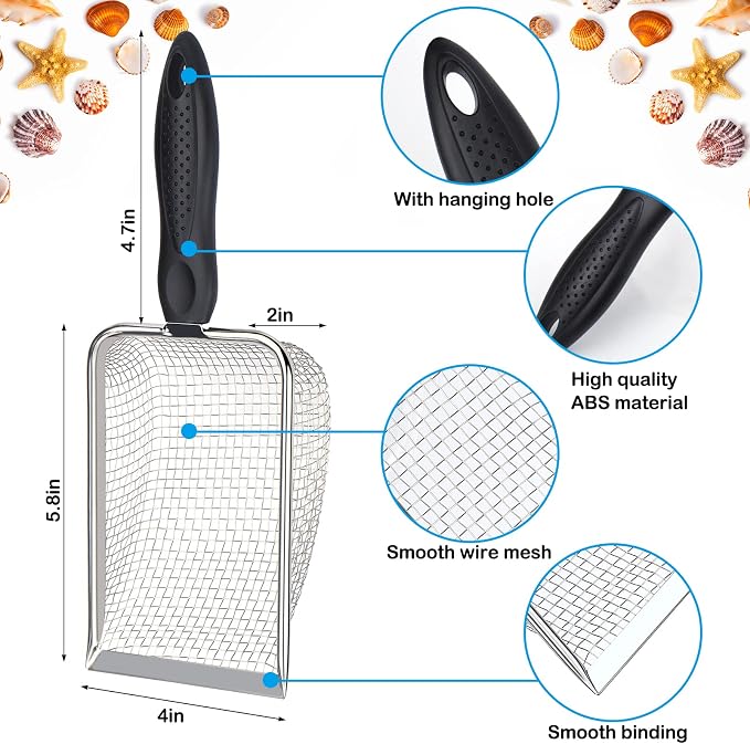 Vodolo 2 PCS Beach Mesh Shovel - Image 5