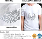 RENLITONG Reflective Dark Gray Heat Transfer Vinyl - Image 2