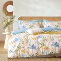 LEMIROE Tropical Coastal Blue Cotton Comforter Twin Size 2Pcs by LEMIROEBEDDING