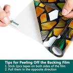 Volcanics Decorative Stained Glass Window Privacy Film - Image 7