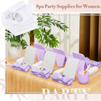 Teenyyou 10 Set Purple Spa Party Supplies - Image 6