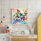 EIBEILI Diamond Art Kits for Adults-Butterfly Flower Diamond Painting Kits | - Image 3