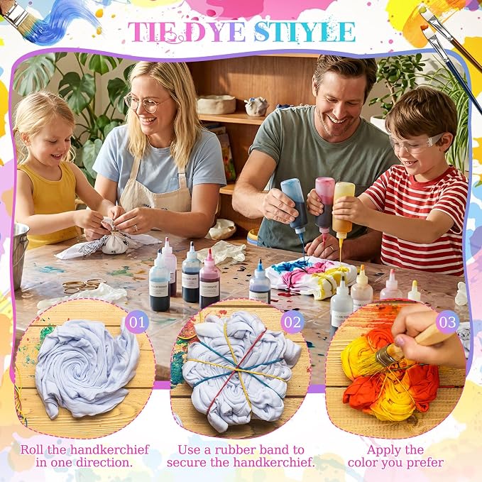 White Bandana Bulk for Tie Dying Bulk Blank, Solid Handkerchiefs DIY Blank - Image 4