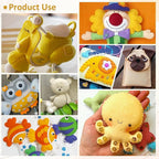 XSEINO 13 Rolls 8"x35" 1.4mm Thick Soft Felt Fabric Sheet 13 Assorted Yellow - Image 6