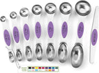 Spring Chef Stainless Steel Magnetic Measuring Spoons Set of 8 by SpringChef