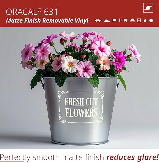 ORACAL 631 Matte Antique Lace Vinyl Durable Roll Easy to Weed Permanent - Image 3