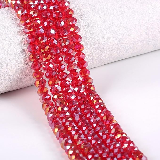 460Pcs 8mm Crystal Glass Beads for Jewelry Making Beads for Bracelets Necklace - Image 6