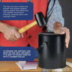 Master Elite 1 Gallon Plastic Paint Can Bucket, 128 fl. oz. All-Plastic Coating - Image 6