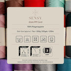 Sensy Premium 2mm 251 Yards Polyester Rope 100% Polypropylene Cord Macrame Cord - Image 4
