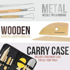 U.S. Art Supply Pottery & Clay Tools Set - Image 3