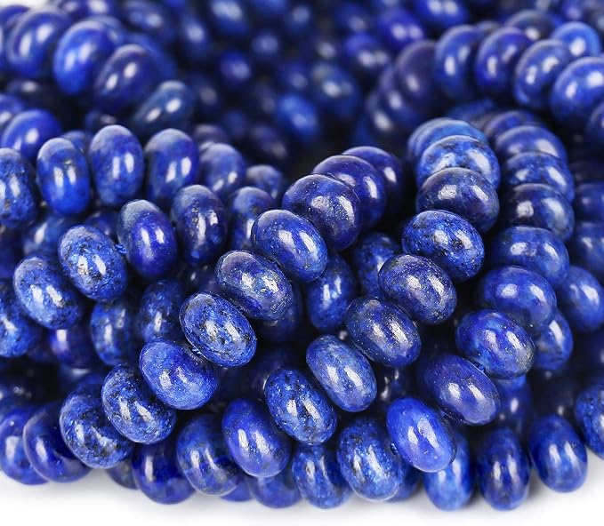 ICAI Beads 5x8mm Natural Beads Rondelle Spacer Loose Beads - Image 4