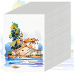 84 Sheets Watercolor Paper 5x7, 110 LB/230 GSM Water Color Paper 5 x 7 by WatercolorPaper