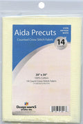 14 Count Aida Fabric Pre-Cut for Counted Cross Stitch by Design+Works+Crafts