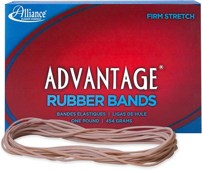 Alliance Rubber 26255 Advantage Rubber Bands Size #117A, 1 lb Box Contains by Unknown