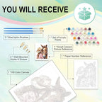 Paint by Numbers Kit for Adults, Horse DIY Painting Kit, 16x20 Inch | Cowgirl - Image 4