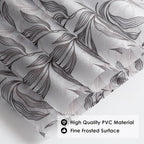 DKTIE Retro Leaves Pattern Two Way Window Film Privacy Day and Night Window - Image 8