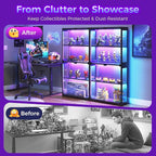 AODK 2-Pack Display Cabinet - Image 7