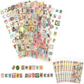 48 Sheets Vintage Letter Stickers by Etyishe