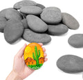 Simetufy 45Pcs Large Rocks for Painting 3-4inch Natural River Stones for DIY by Simetufy