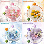 Cwczhi 3600 PCS Pipe Cleaner Flower Kit, 52 Colors Pipe Cleaners Craft | - Image 4