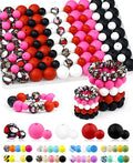 FIVEIZERO 100PCS 9mm & 15mm Silicone Beads, Fade-resistant, Easy-clean by FIVEIZERO