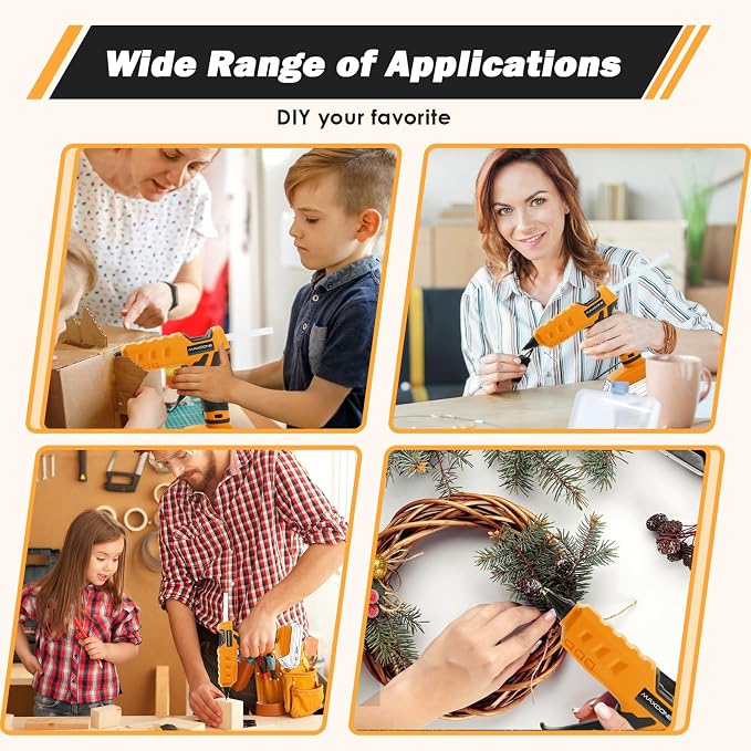 100W Cordless Hot Glue Gun for DeWalt 20V MAX Battery Wireless Power Glue Gun - Image 8