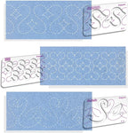 3Pcs Free Motion Quilting Templates by Kapyoo