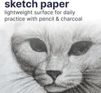 Strathmore 200 Series Sketch Pad, 8.5x11 inch, 100 Sheets, Side Wire - Image 5
