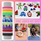 LIS HEGENSA 14000 Pcs DIY Childrens Crafts Beads Friendship Bracelet Kit - Image 2