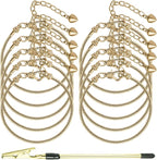 ZYEHXED 10PCS Snake Chain Charm Bracelet - Image 8